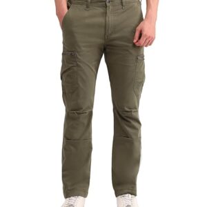US Polo Assn Denim Co Mens Straight Casual Pants Olive Colour Size 30