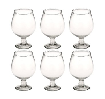 Afast Beautiful Water Juice Glasses Capacity 300 Ml Pack of 6