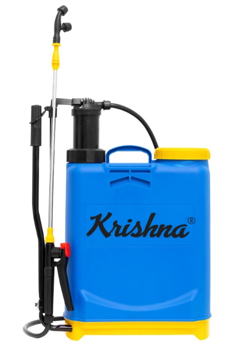 Krishna Plastic Barrel Hand Operated Manual Sprayer For Agriculture