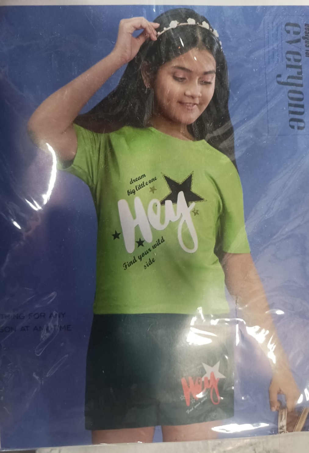 Stylopia Princess Kids Girls Top and Pant Set 80 Size Lightgren Colour