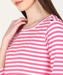 Private Label Womens Red White Top S Size