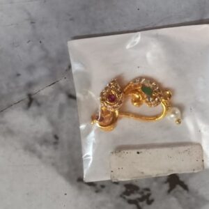 Private Label Gold plated Plated Mother of Pearl Nose Ring