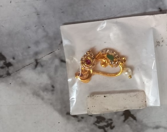 Private Label Gold plated Plated Mother of Pearl Nose Ring