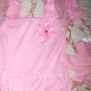 Girls Party Wear Frock PINK Free size