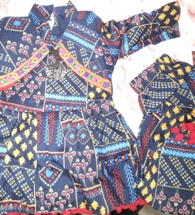 Private Label  Girls Festive And Party Ethnic dress set multicolor size 0