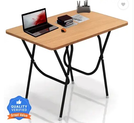 Wow craft Multi Purpose Portable Foldable Wooden Table Desk for Home