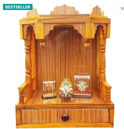 Rudra Enterprises Mandir for Pooja Home Decoration Wall Hanging Temple