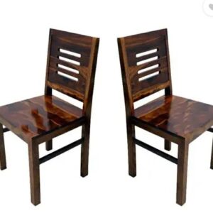 Jh Decore Sheesham Wood Solid Wooden Two Dining Chairs For Dining Room Set of 2
