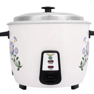Eagle Minute Man with Two Aluminum Bowl Electric Rice Cooker 1 8 L White