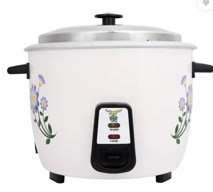Eagle Minute Man with Two Aluminum Bowl Electric Rice Cooker 1 8 L White