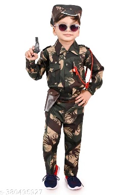 Private Label Kids Boys Army Dress 28 Size multicolour
