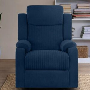 Sleephead Recliner RX6 Single Seater Fabric Recliner Berry Blue