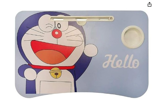 Happy Born Laptop Table Multipurpose Doraemon Printed Table