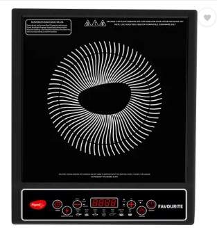 Pigeon 1800 W Induction Cooktop Push Button Black Favourite