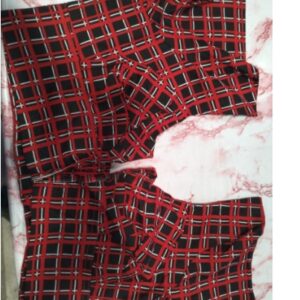 Private Label Printed Blouse Red and Black 32