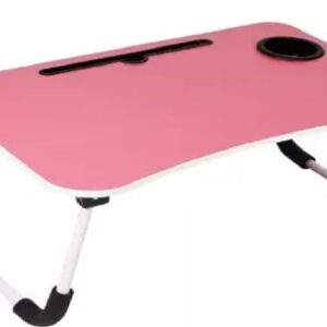 Private Label Foldable Laptop Table with Cup Holder Drawer Mac Holder