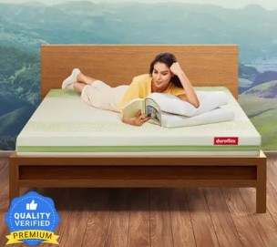 Duroflex Tatva Natural with 100 Fabric 6 inch Single Latex Foam Mattress