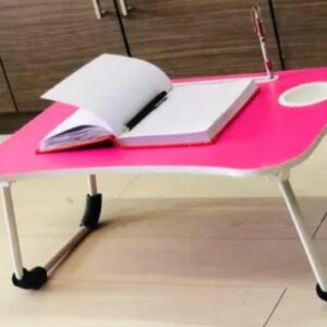 Private Label Pink Color Multipurpose MDF Foldable Laptop Table