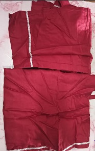 Private Label Womens Maroon Colour Sleevless Kurti Pant Set S Size