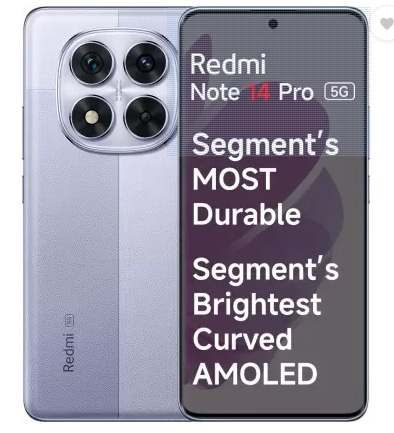 REDMI Note 14 Pro 5G Phantom Purple 128 GB 8 GB RAM IMEI1 867906071653067