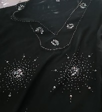 Private Label Womens Round Neck Black Colour kurti 38 Size