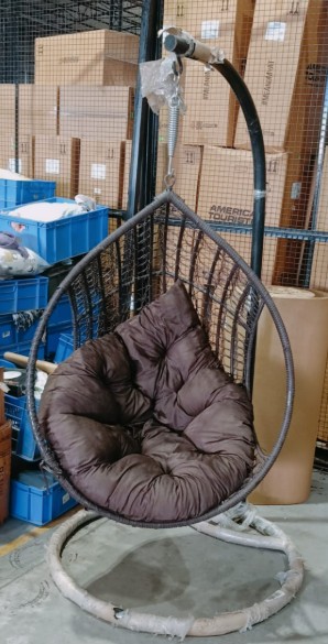 Duzo Jhula Hanging Swing Chair for Adult Balcony Steel Hammock