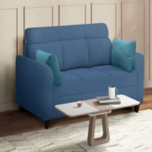 Duroflex Zivo Plus Twilight Blue Fabric 3 Seater Sofa Set
