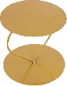 Private Label Metal Heart Shape Cake Spacer Golden Colour