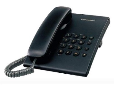 Panasonic Single Line KX TS500MXBD Corded Phone Color Black