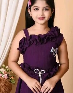 Private Label Kids Girls Purple Dress 18 Size