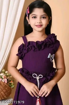 Private Label Kids Girls Purple Dress 18 Size