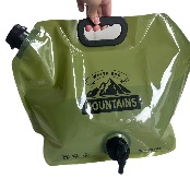 Private Label Kruvad Camping Water Saving Container Bag 8L Green Colour