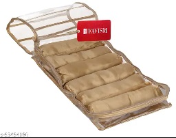 Private Label  Design Best Quality Transparent Six Roll Churi Case  Goldren Colour