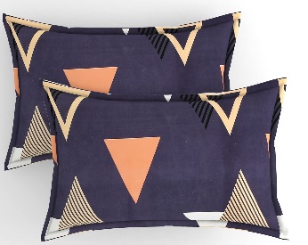 Private Label Pillow Cover Pack Of 2 Multicolour