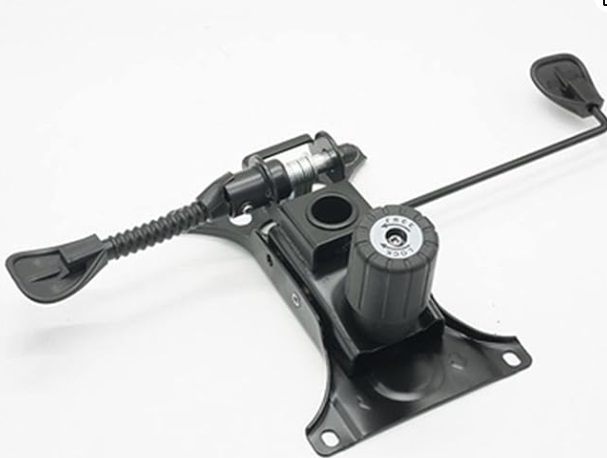 Private Label MAESTRO Push Back Plate Chair Replacement Part Table Turning Mechanism  Furniture Parts  Carbon Steel black