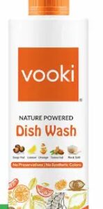 Vooki Nature Powered Natural Dish Wash Gel No Preservatives  No Synthetic Colors 500 ml Pack of 1