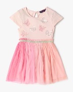 KG FRENDZ Girls Embellished Fit And Flare Dress Multicolours 5 To 6 Y