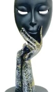 Tarasha handicraft Resin Lady Face showpiece for home decor table decor office decor Decorative Showpiece