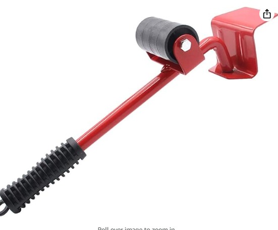 Private Label Furniture Lifter Shifter Tool Furniture Shifting Tool Heavy Furniture Appliance Lifter and Mover Tool Set Easy Convenient Moving Tools Color Red