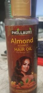 Phillauri Almond Vitamin E Hair Oil For Straight Hairs 100ml