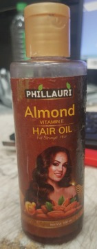 Phillauri Almond Vitamin E Hair Oil For Straight Hairs 100ml