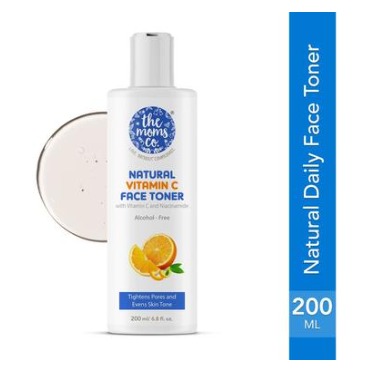 The Moms Co Natural Vitamin C Daily Toner with Niacinamide and Aloe Vera 200ml