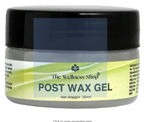 The Wellness Shop Post Wax Claming Gel With Aloe Vera and Vitamin E 50 ml pavk of 1
