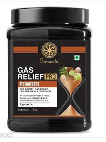 SUWASTHI Gas Relief Pro Powder for Gas Relief 250 g