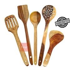 Wooden Spoon 5 Pcs Multicolor