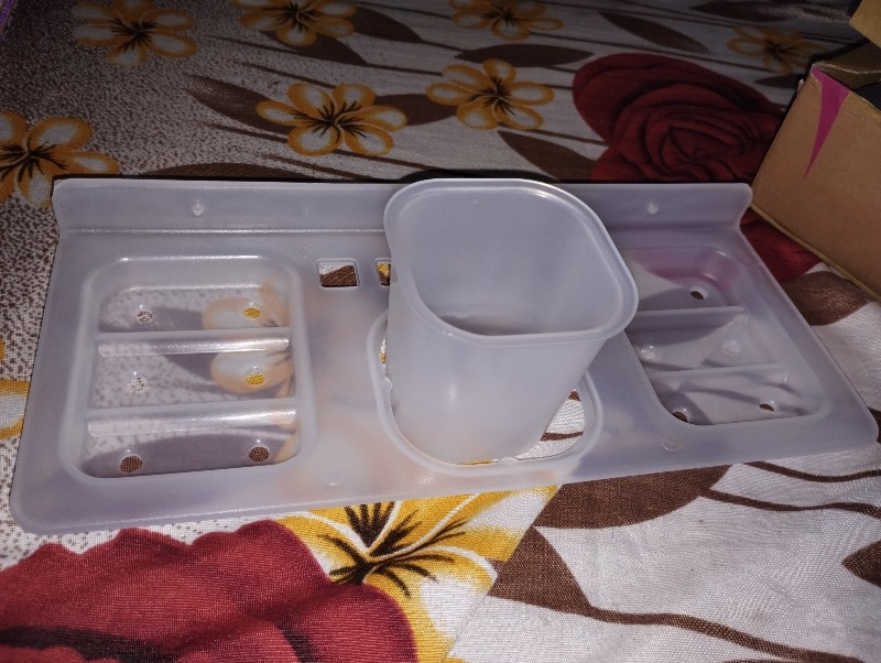 Plastic Soap Holder White