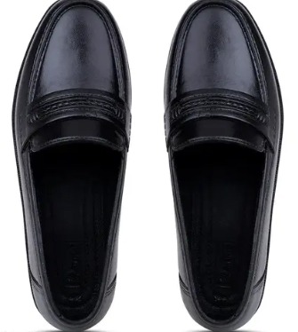 Men Pvc Rubber Waterproof Casual Shoes Black Size 6