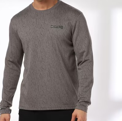 Teamspirit Men Printed Regular Fit CrewNeck TShirt Size S