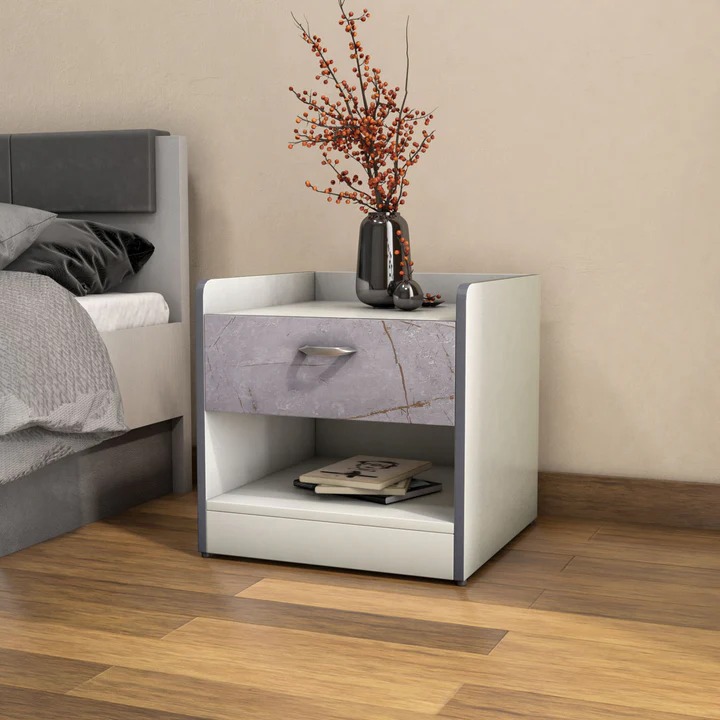 Nilkamal Marbito Night Stand White
