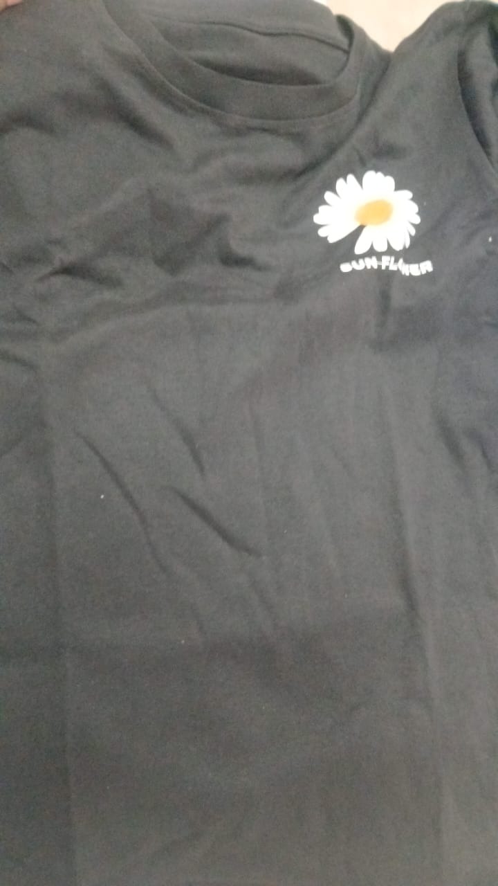 T Shirt For Girls Colour Black Size M